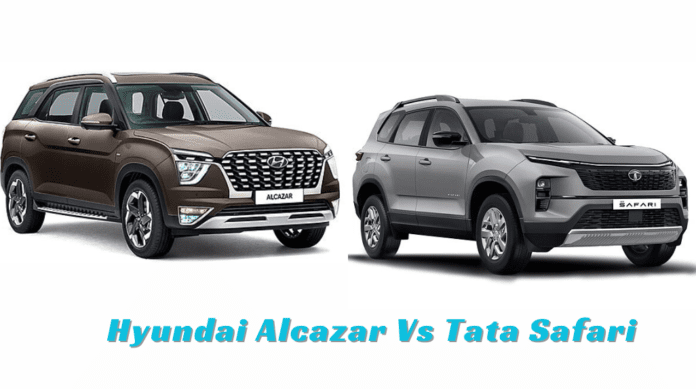 Hyundai Alcazar Vs Tata Safari