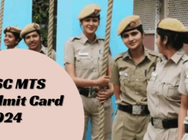 SSC MTS Admit Card 2024