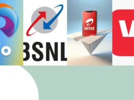 Jio, Airtel, Vi,BSNL