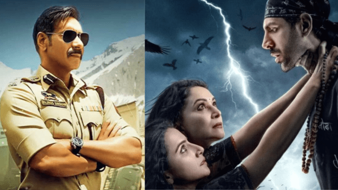 Singham Again Vs Bhul Bhulaiya 3 Box Office Collection Day 3