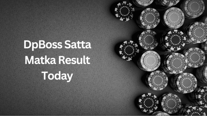 DpBoss Satta Matka Result Today