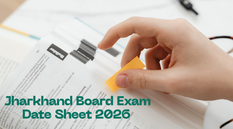 Jharkhand Board Exam Date Sheet 2026