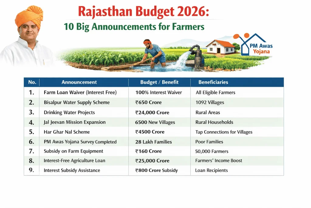 Rajasthan Budget 2026